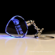 Fancy Cheap LED Crystal Keychain Key Ring